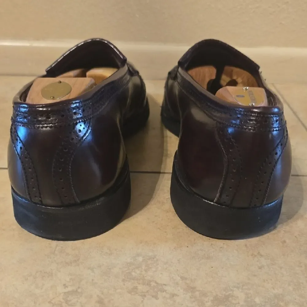 Allen Edmonds Rich Brown Leather Tassel Loafers